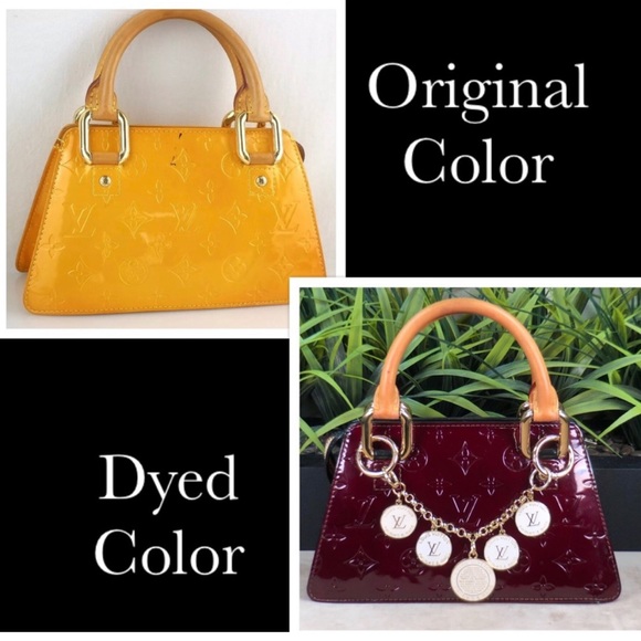 Authentic Louis Vuitton Mini Forsyth Vernis Red "NO CHAIN " - Picture 2 of 8